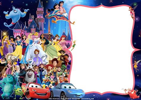 Disney Invitation Template